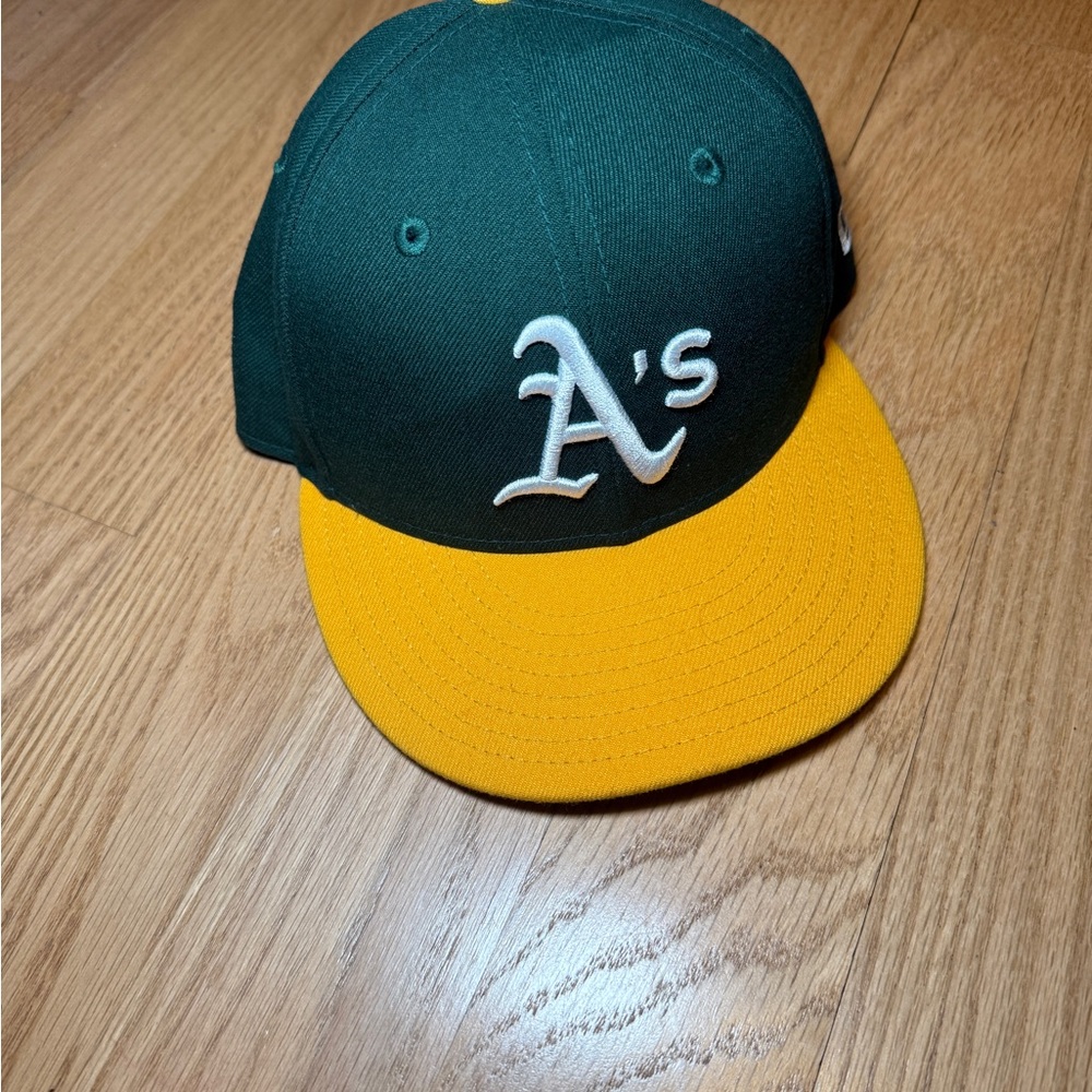Green and Yellow Kids Baseball Cap